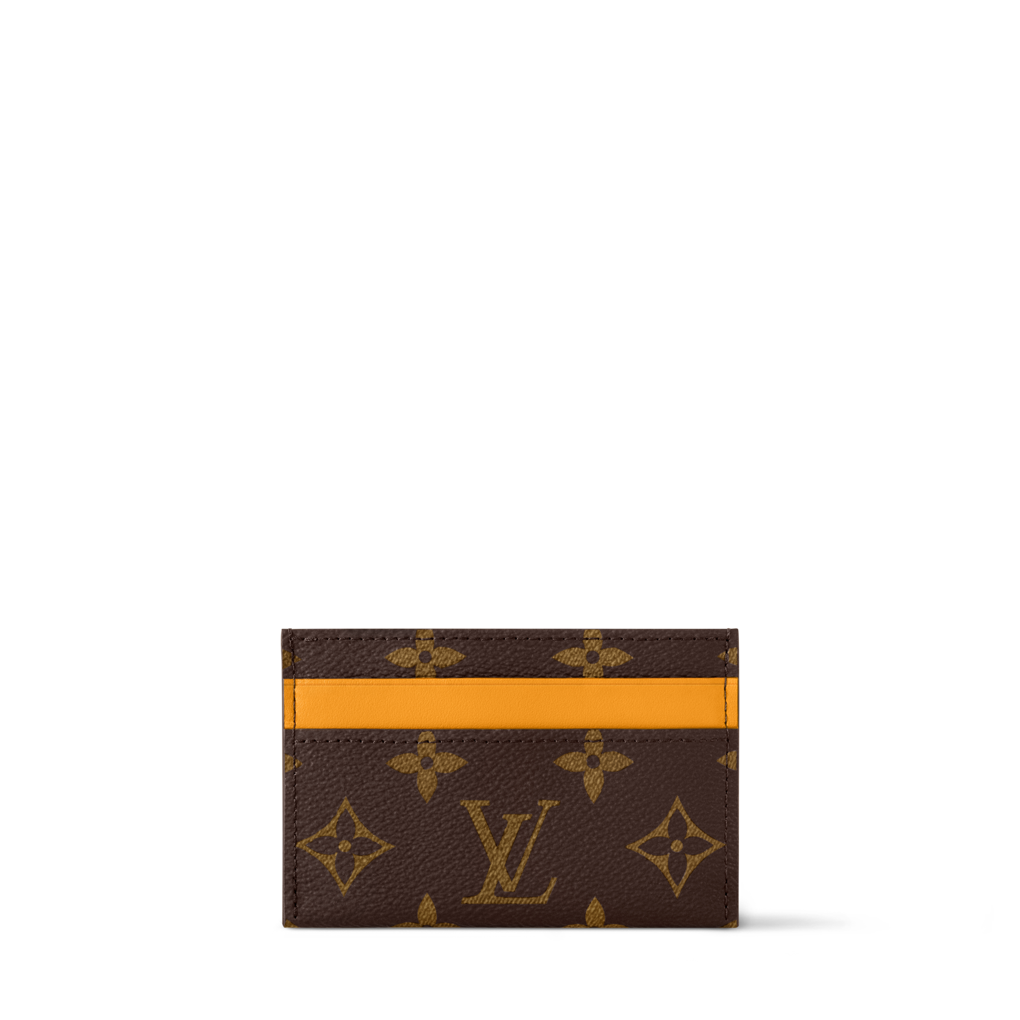 Double Card Holder Monogram Macassar Canvas - Men - Small Leather